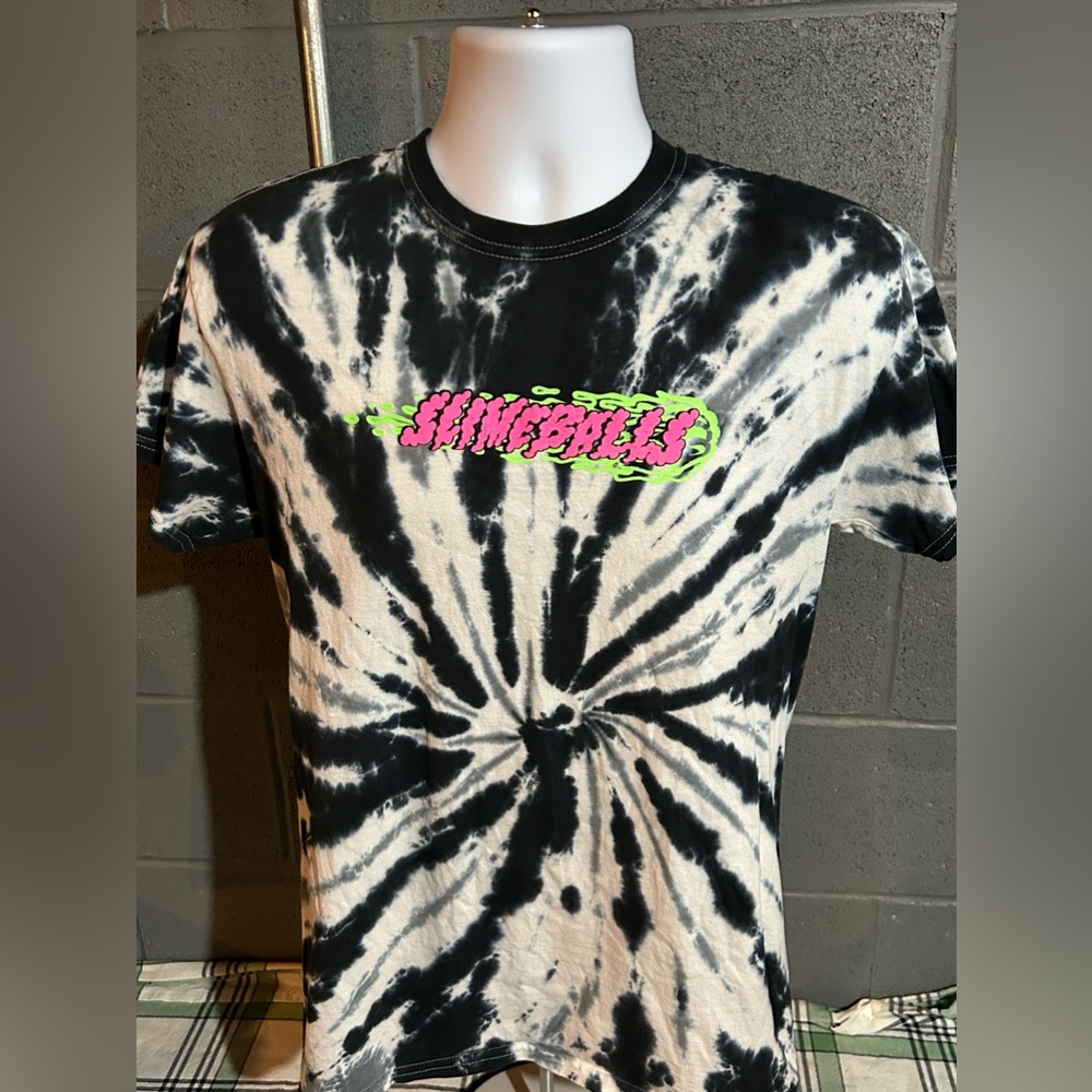 Santa Cruz Skateboards Slime Balls Tye Dye T-Shirt Size Medium M